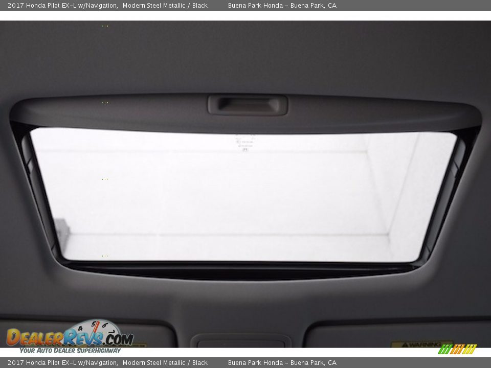 2017 Honda Pilot EX-L w/Navigation Modern Steel Metallic / Black Photo #14