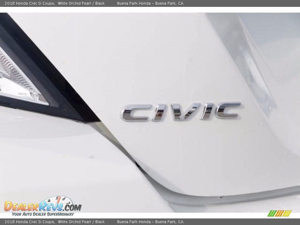 2018 Honda Civic Si Coupe White Orchid Pearl / Black Photo #3