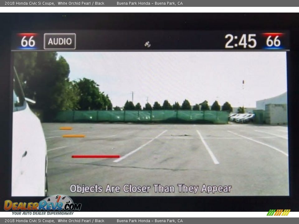 2018 Honda Civic Si Coupe White Orchid Pearl / Black Photo #7