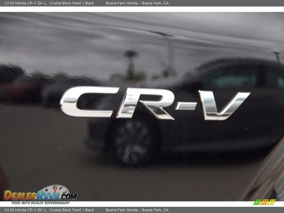 2018 Honda CR-V EX-L Crystal Black Pearl / Black Photo #3