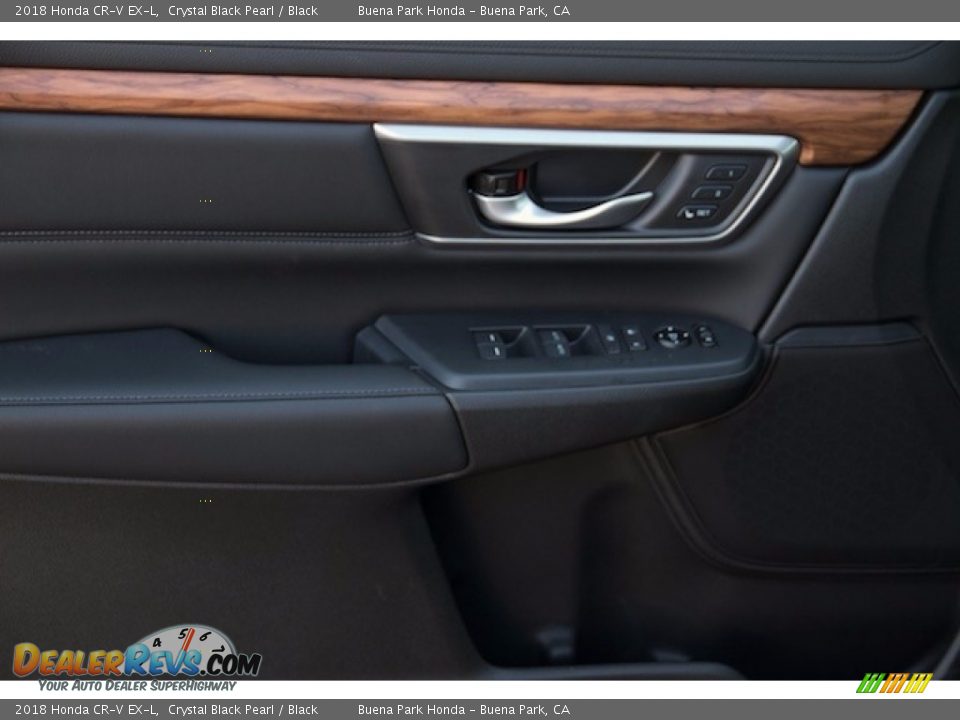 2018 Honda CR-V EX-L Crystal Black Pearl / Black Photo #6