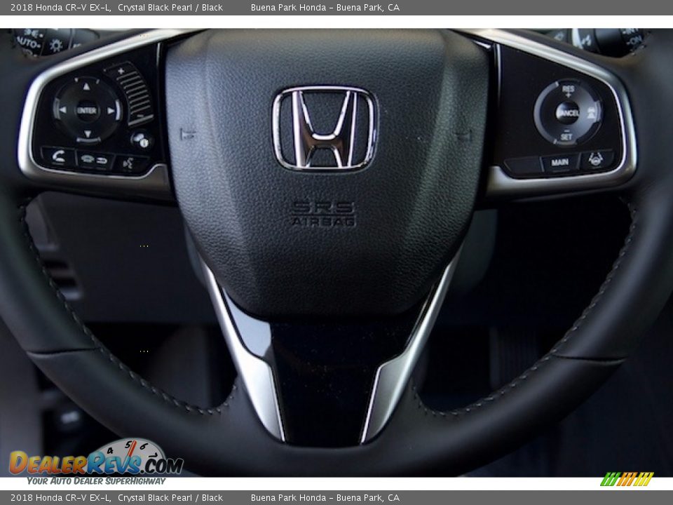 2018 Honda CR-V EX-L Crystal Black Pearl / Black Photo #8