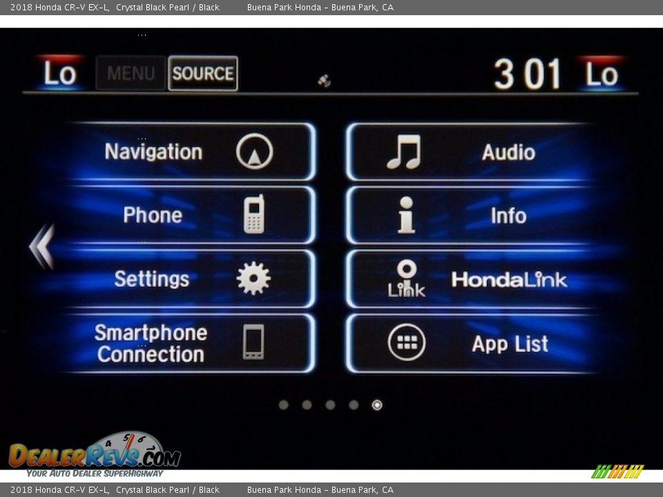 2018 Honda CR-V EX-L Crystal Black Pearl / Black Photo #15