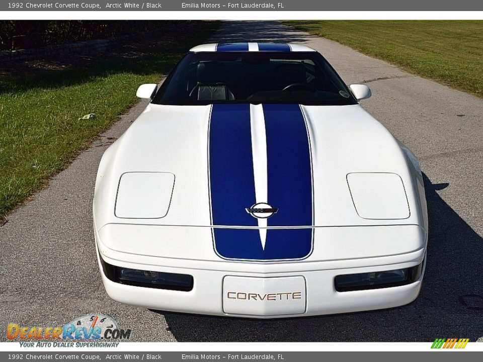 1992 Chevrolet Corvette Coupe Arctic White / Black Photo #12
