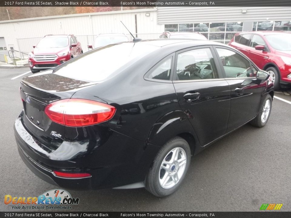 2017 Ford Fiesta SE Sedan Shadow Black / Charcoal Black Photo #2
