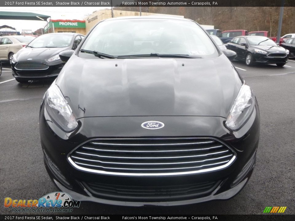 2017 Ford Fiesta SE Sedan Shadow Black / Charcoal Black Photo #4