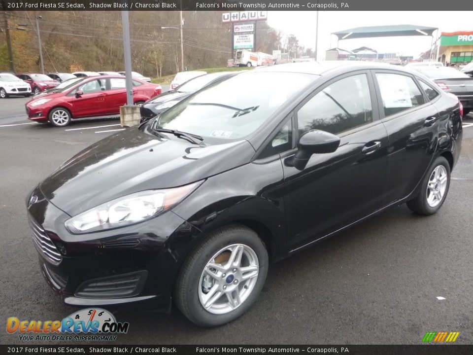 2017 Ford Fiesta SE Sedan Shadow Black / Charcoal Black Photo #5