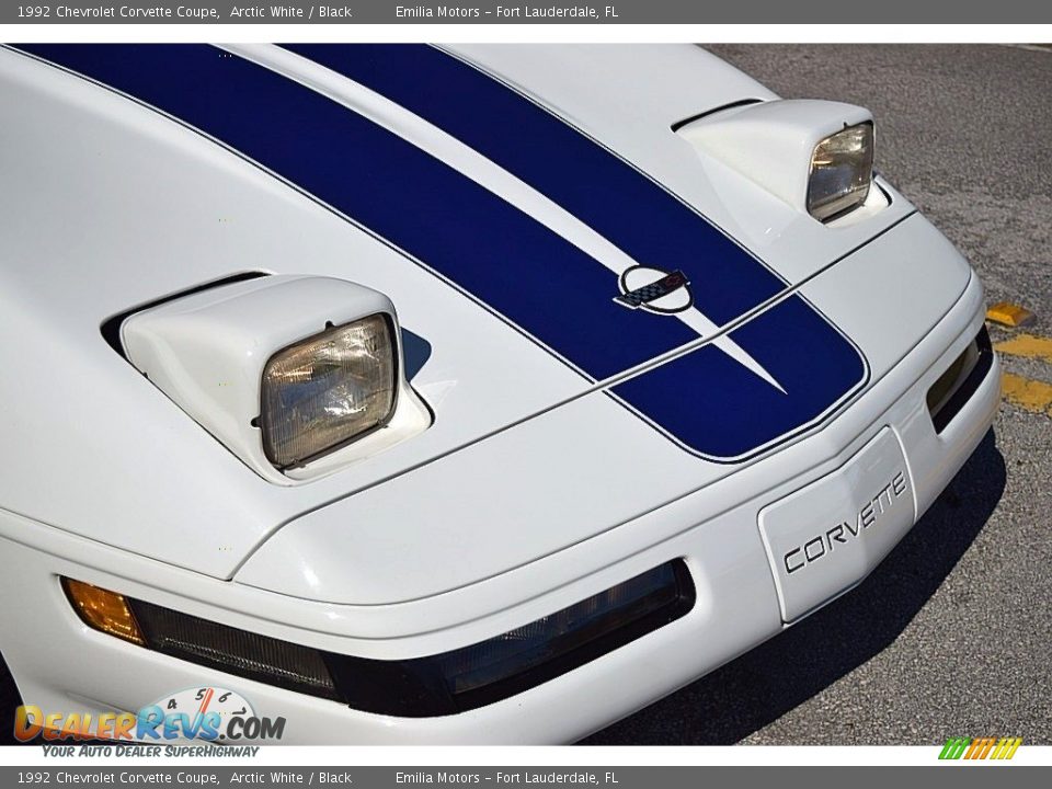 1992 Chevrolet Corvette Coupe Arctic White / Black Photo #31