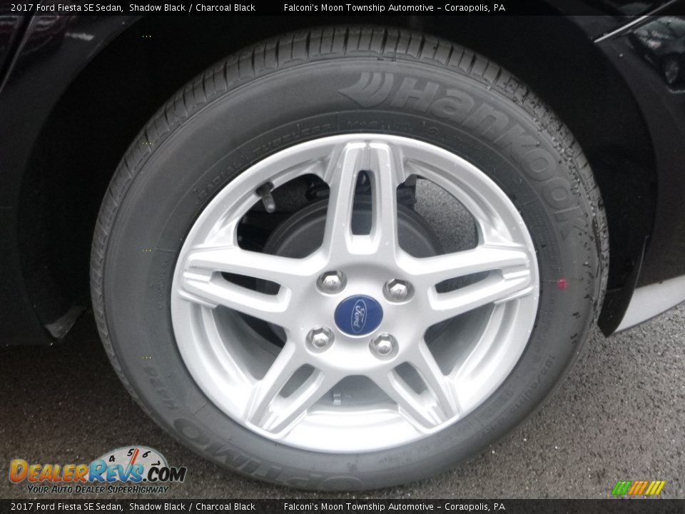 2017 Ford Fiesta SE Sedan Shadow Black / Charcoal Black Photo #8