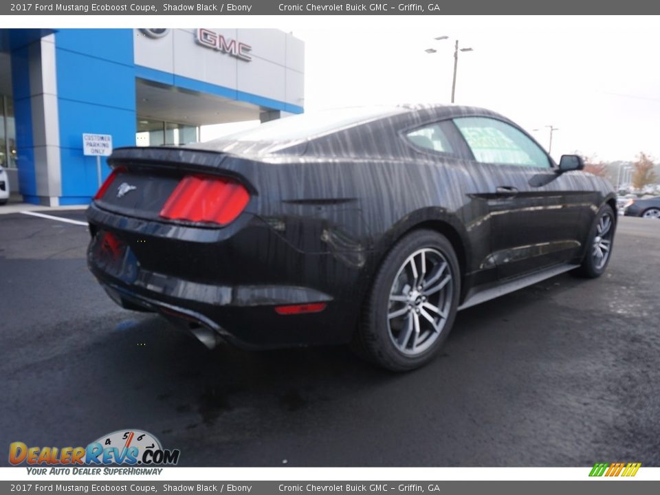 2017 Ford Mustang Ecoboost Coupe Shadow Black / Ebony Photo #7