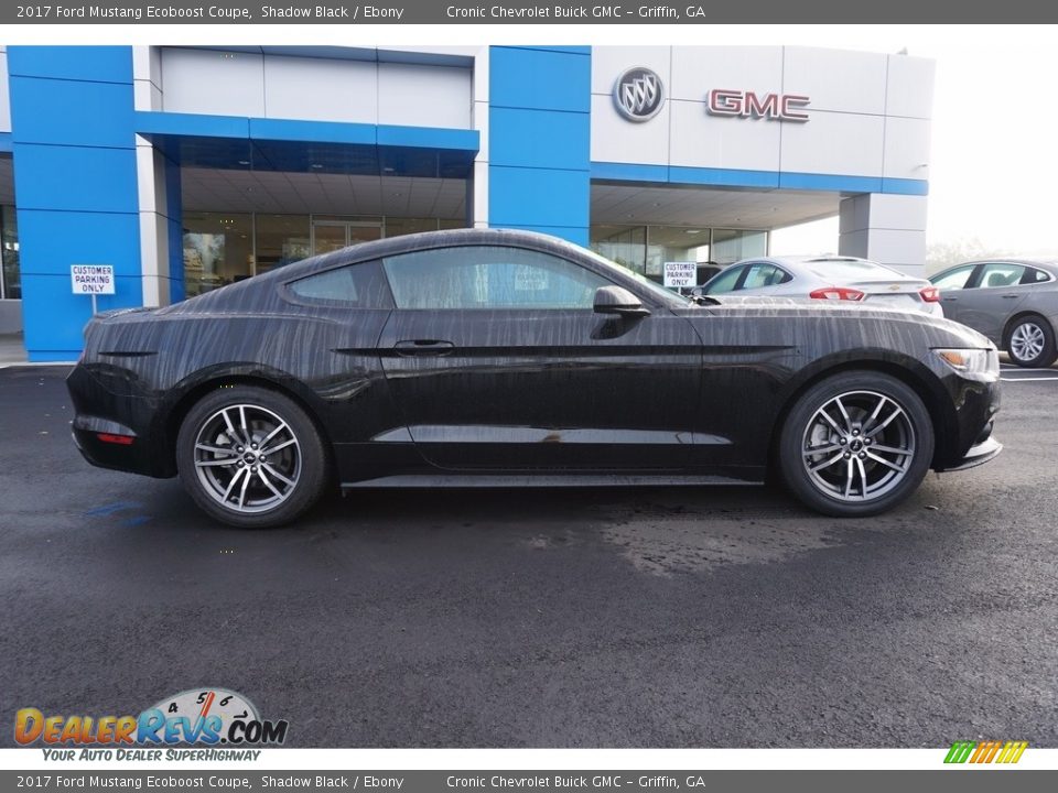 2017 Ford Mustang Ecoboost Coupe Shadow Black / Ebony Photo #8