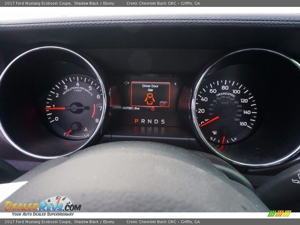 2017 Ford Mustang Ecoboost Coupe Shadow Black / Ebony Photo #9