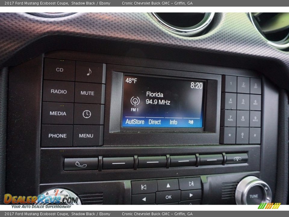 2017 Ford Mustang Ecoboost Coupe Shadow Black / Ebony Photo #10