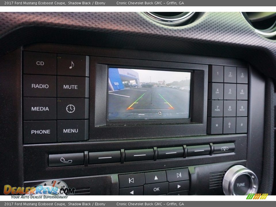 2017 Ford Mustang Ecoboost Coupe Shadow Black / Ebony Photo #11