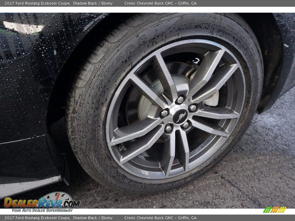 2017 Ford Mustang Ecoboost Coupe Shadow Black / Ebony Photo #13