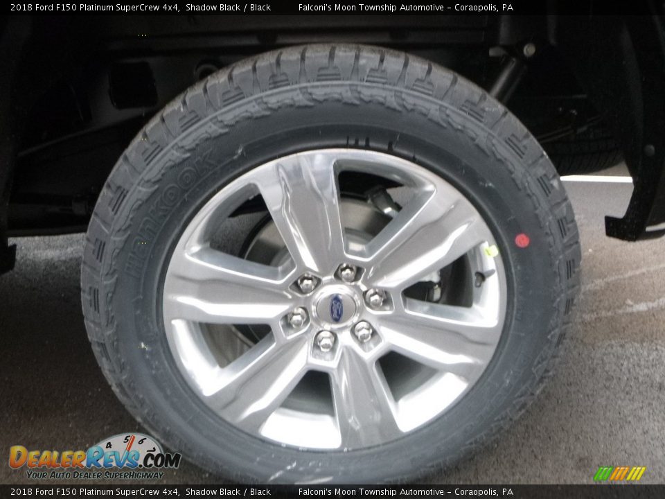 2018 Ford F150 Platinum SuperCrew 4x4 Shadow Black / Black Photo #7