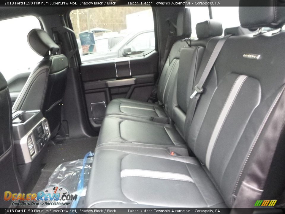 2018 Ford F150 Platinum SuperCrew 4x4 Shadow Black / Black Photo #8