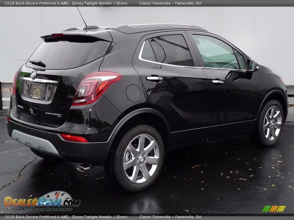 2018 Buick Encore Preferred II AWD Ebony Twilight Metallic / Ebony Photo #2