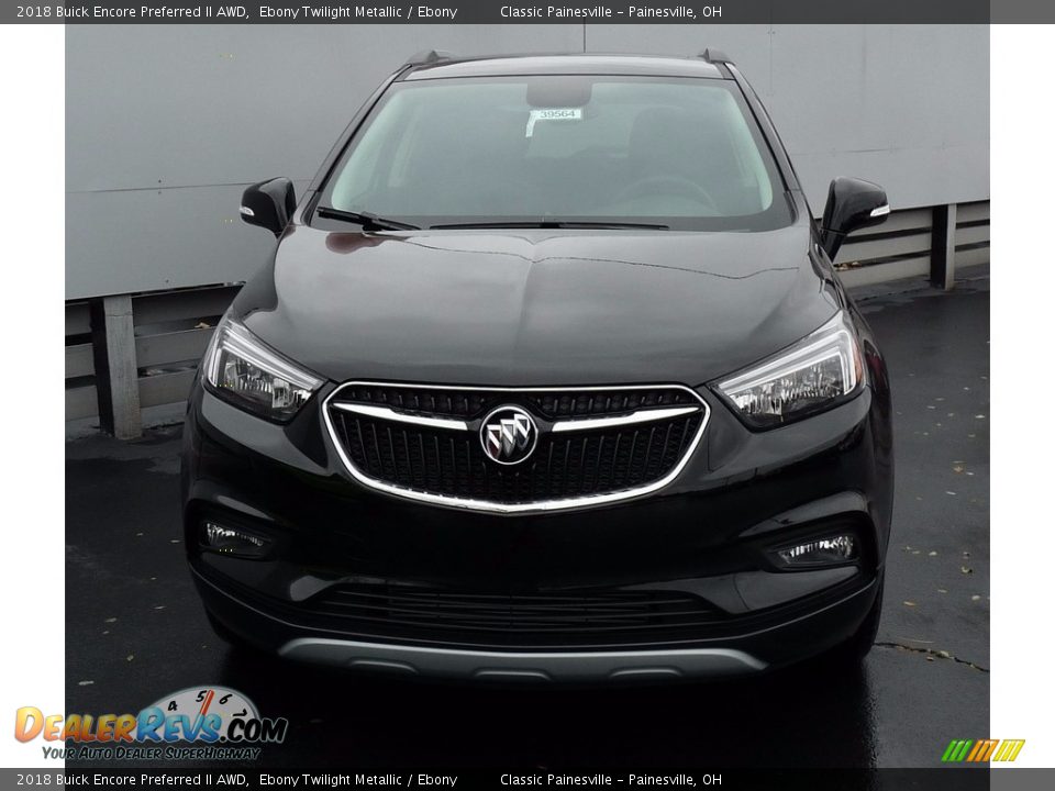 2018 Buick Encore Preferred II AWD Ebony Twilight Metallic / Ebony Photo #4