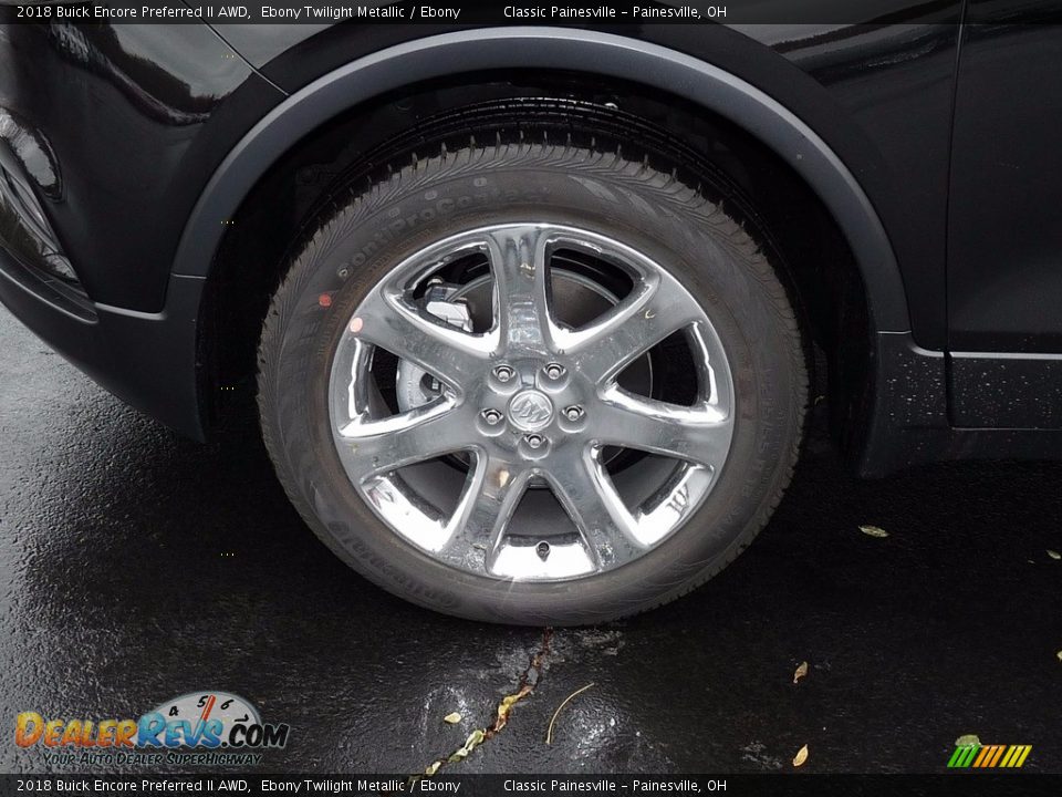 2018 Buick Encore Preferred II AWD Ebony Twilight Metallic / Ebony Photo #5