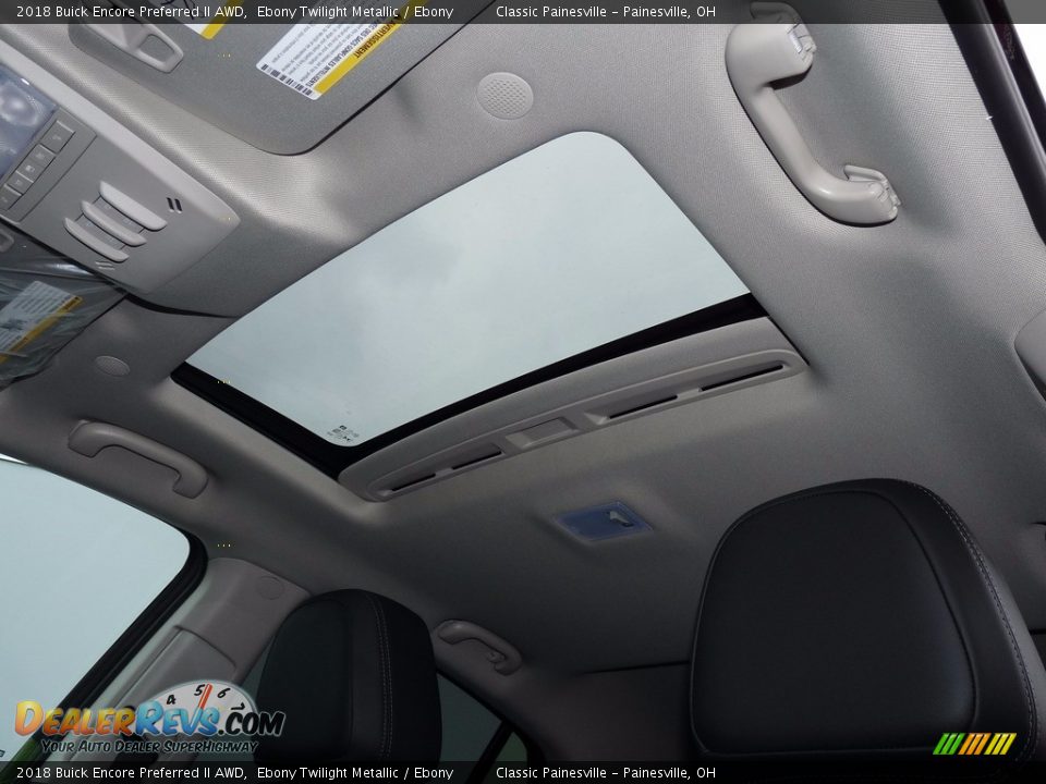 2018 Buick Encore Preferred II AWD Ebony Twilight Metallic / Ebony Photo #6