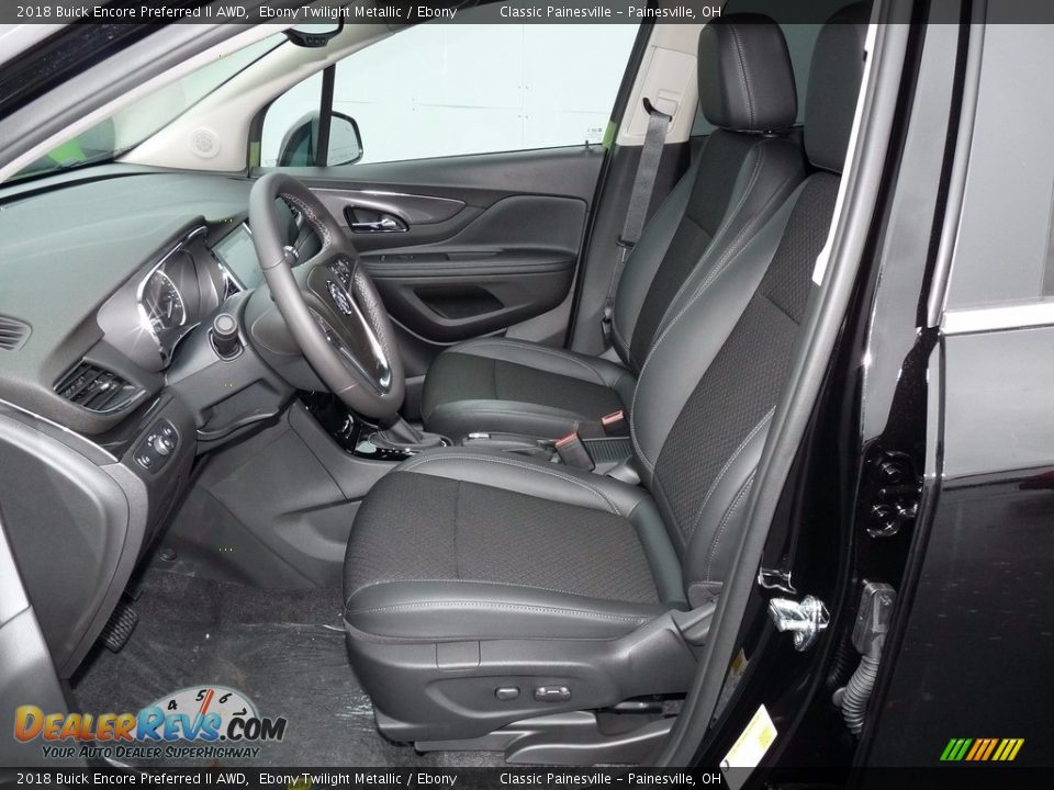 2018 Buick Encore Preferred II AWD Ebony Twilight Metallic / Ebony Photo #7