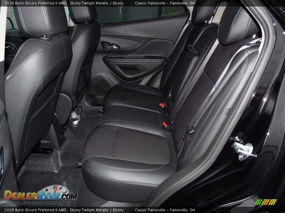 2018 Buick Encore Preferred II AWD Ebony Twilight Metallic / Ebony Photo #8