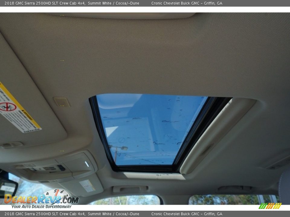 2018 GMC Sierra 2500HD SLT Crew Cab 4x4 Summit White / Cocoa/­Dune Photo #10