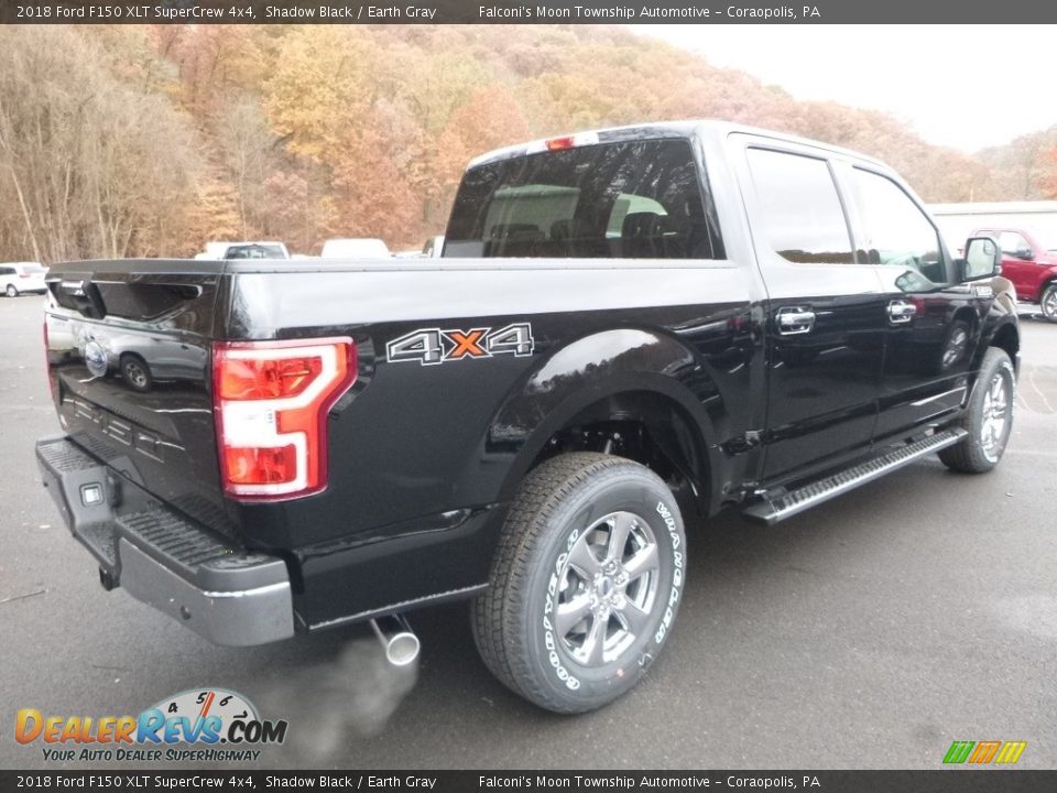 2018 Ford F150 XLT SuperCrew 4x4 Shadow Black / Earth Gray Photo #2
