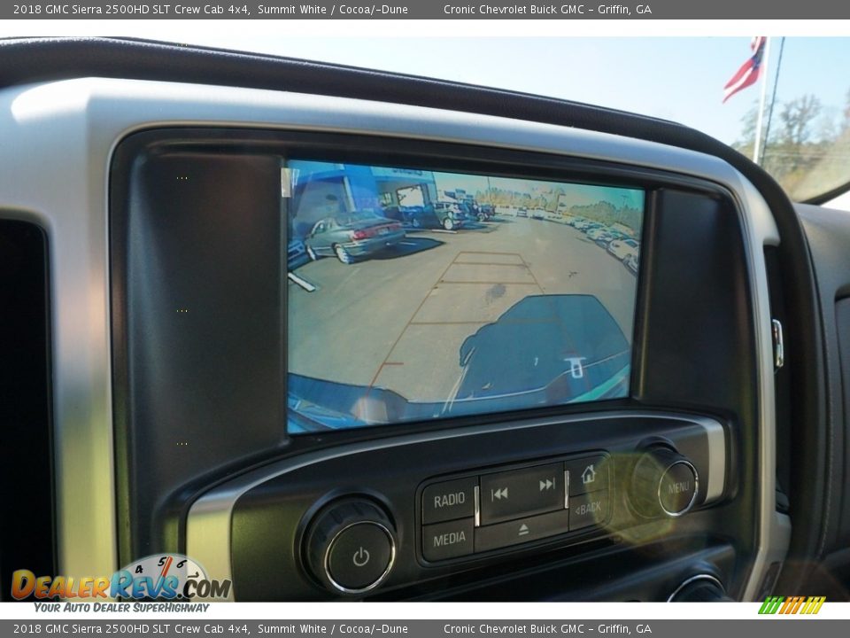 2018 GMC Sierra 2500HD SLT Crew Cab 4x4 Summit White / Cocoa/­Dune Photo #15