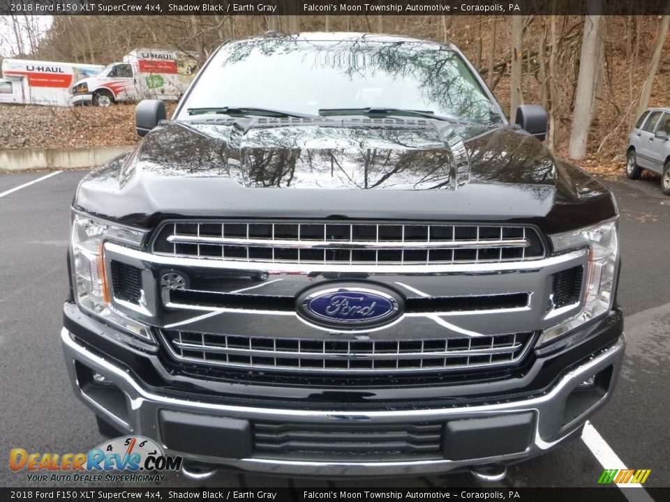 2018 Ford F150 XLT SuperCrew 4x4 Shadow Black / Earth Gray Photo #4