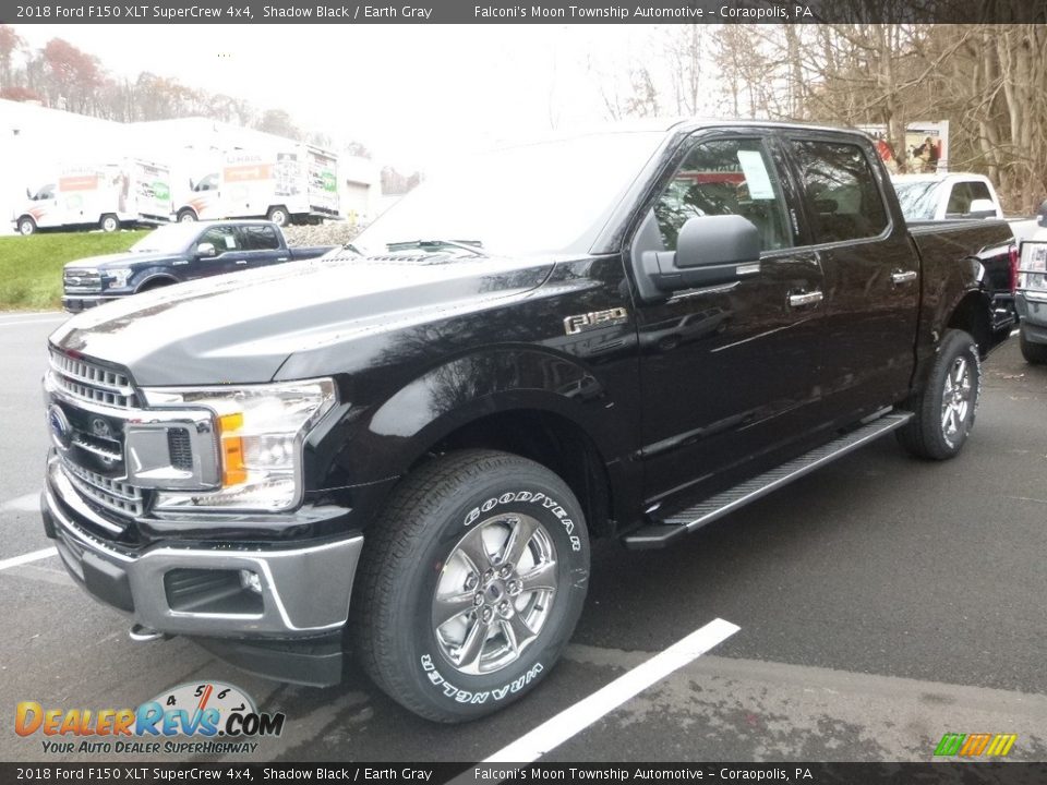 2018 Ford F150 XLT SuperCrew 4x4 Shadow Black / Earth Gray Photo #5