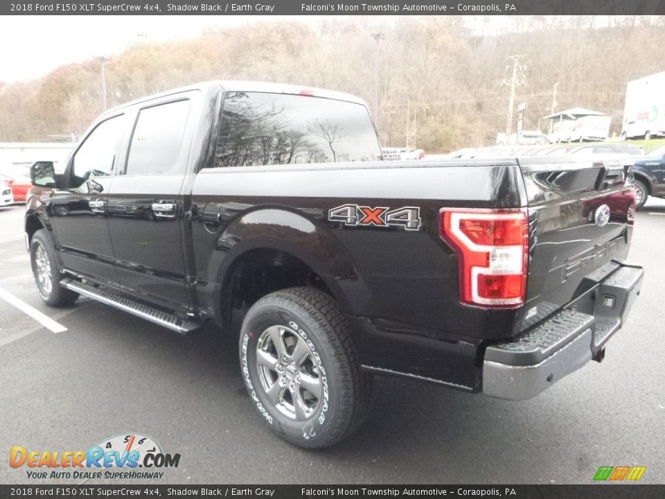 2018 Ford F150 XLT SuperCrew 4x4 Shadow Black / Earth Gray Photo #6