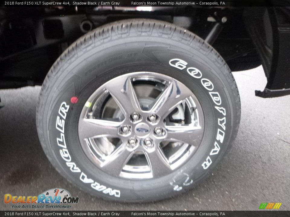 2018 Ford F150 XLT SuperCrew 4x4 Shadow Black / Earth Gray Photo #7