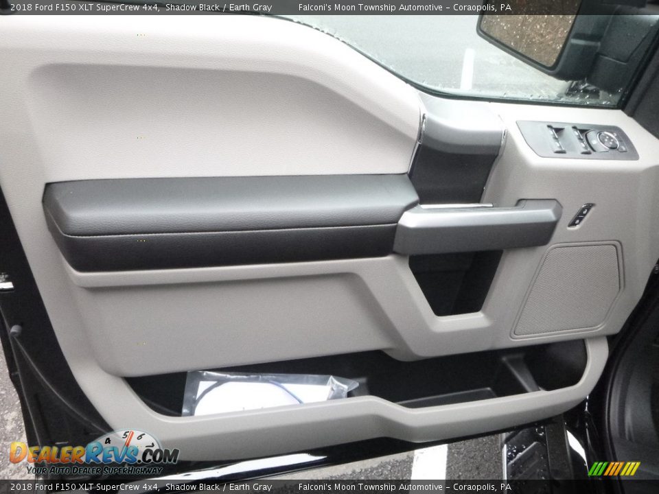 2018 Ford F150 XLT SuperCrew 4x4 Shadow Black / Earth Gray Photo #10