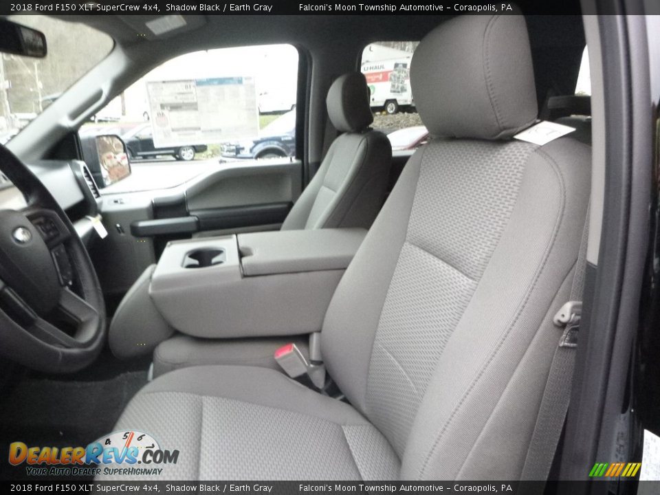 2018 Ford F150 XLT SuperCrew 4x4 Shadow Black / Earth Gray Photo #11