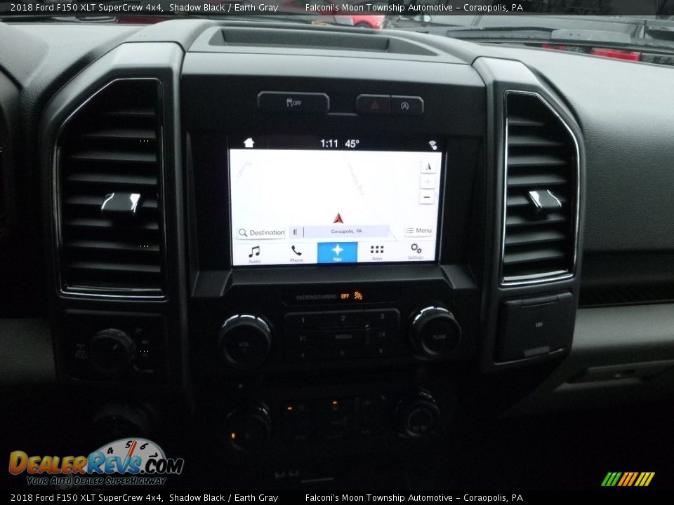 2018 Ford F150 XLT SuperCrew 4x4 Shadow Black / Earth Gray Photo #14