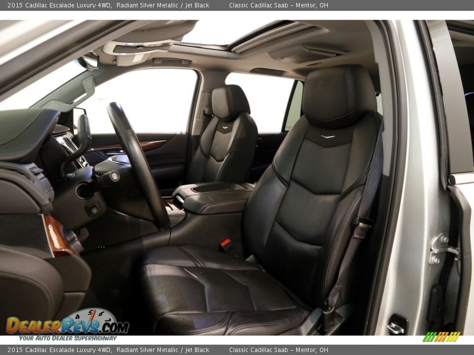 2015 Cadillac Escalade Luxury 4WD Radiant Silver Metallic / Jet Black Photo #6