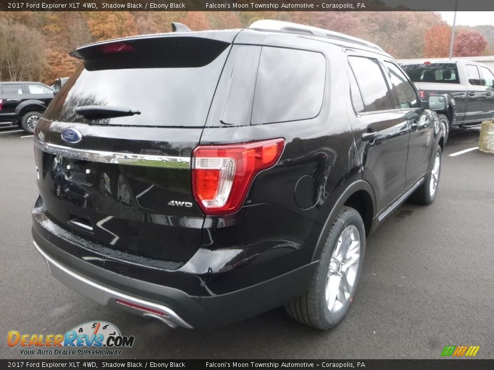 2017 Ford Explorer XLT 4WD Shadow Black / Ebony Black Photo #2