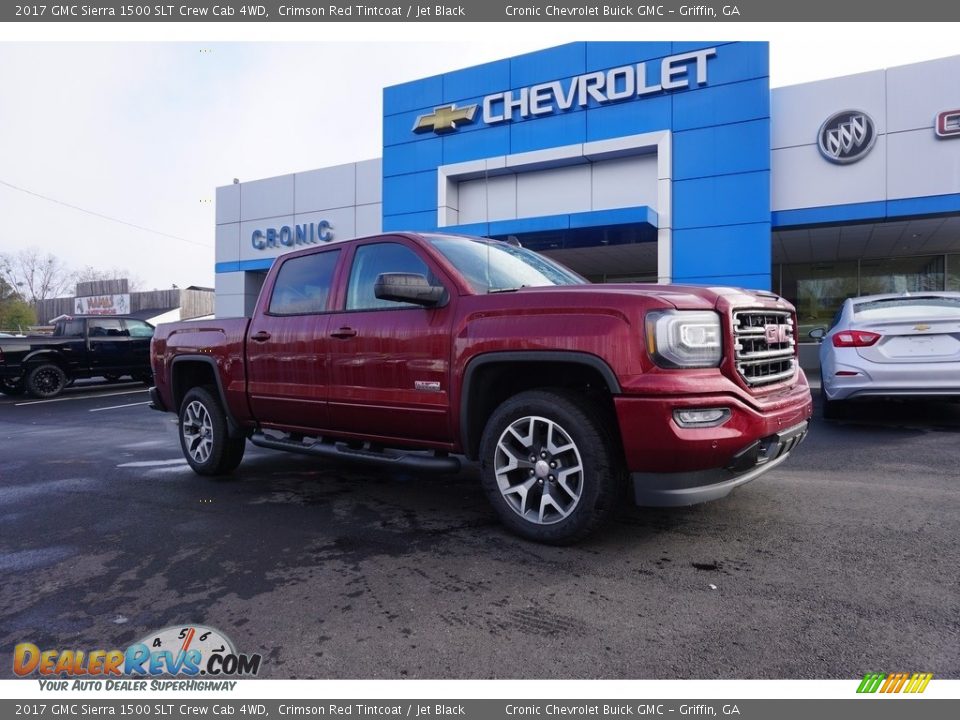 2017 GMC Sierra 1500 SLT Crew Cab 4WD Crimson Red Tintcoat / Jet Black Photo #1