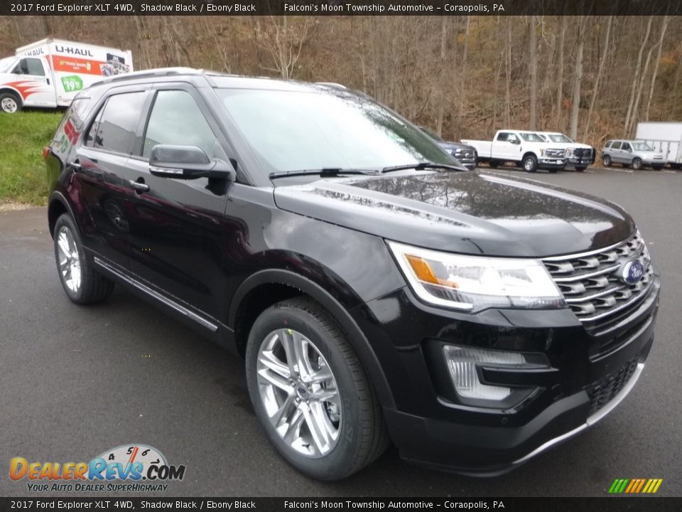 2017 Ford Explorer XLT 4WD Shadow Black / Ebony Black Photo #3