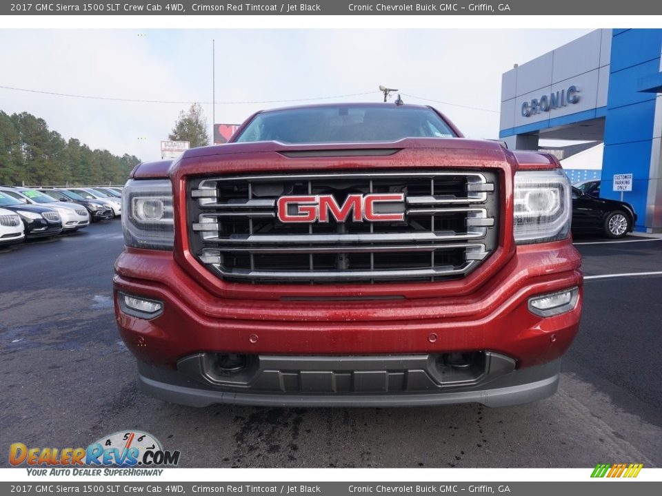 2017 GMC Sierra 1500 SLT Crew Cab 4WD Crimson Red Tintcoat / Jet Black Photo #2
