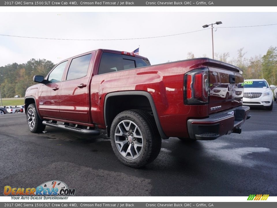 2017 GMC Sierra 1500 SLT Crew Cab 4WD Crimson Red Tintcoat / Jet Black Photo #5