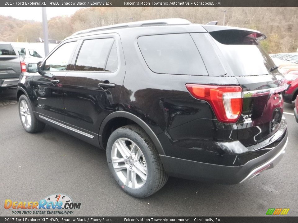 2017 Ford Explorer XLT 4WD Shadow Black / Ebony Black Photo #6