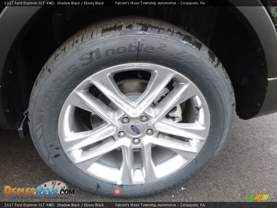 2017 Ford Explorer XLT 4WD Shadow Black / Ebony Black Photo #7