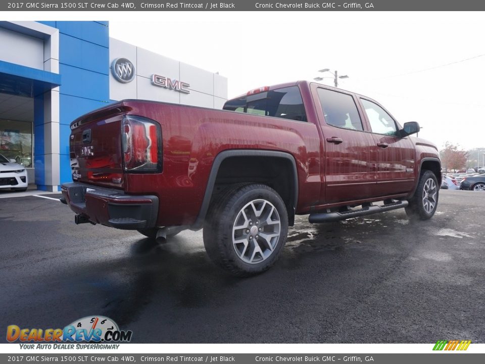 2017 GMC Sierra 1500 SLT Crew Cab 4WD Crimson Red Tintcoat / Jet Black Photo #7