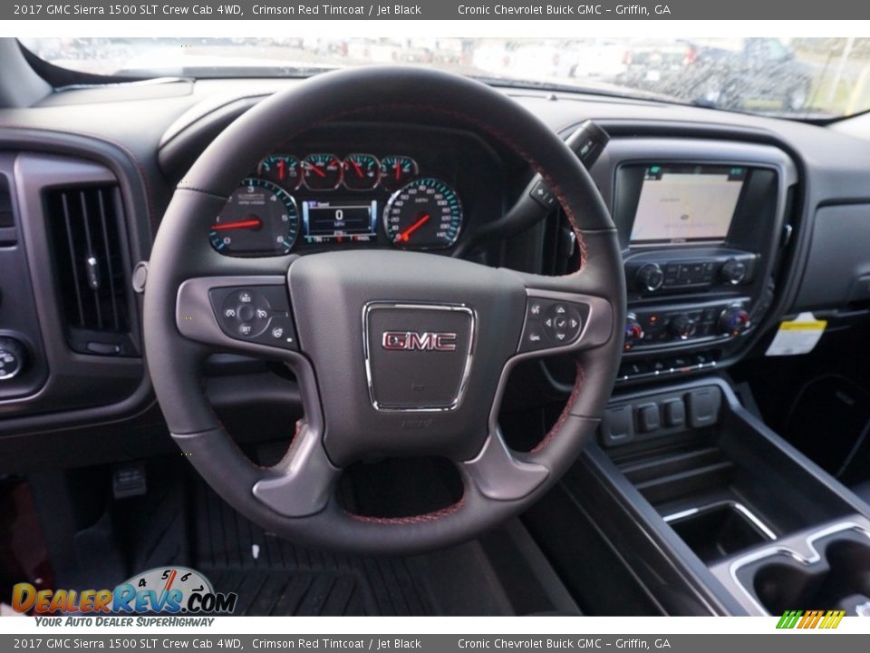 2017 GMC Sierra 1500 SLT Crew Cab 4WD Crimson Red Tintcoat / Jet Black Photo #10