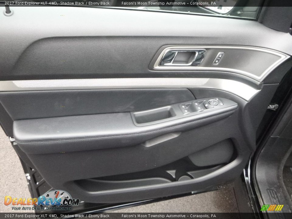 2017 Ford Explorer XLT 4WD Shadow Black / Ebony Black Photo #11