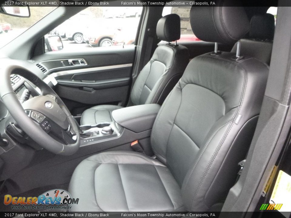 2017 Ford Explorer XLT 4WD Shadow Black / Ebony Black Photo #12