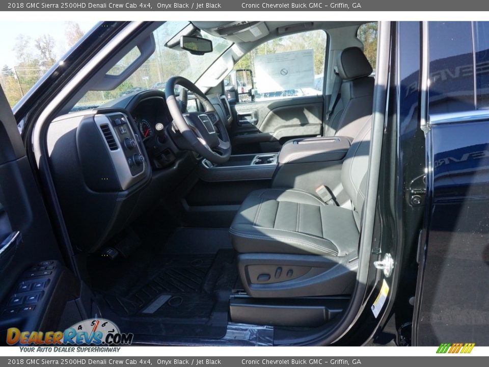 2018 GMC Sierra 2500HD Denali Crew Cab 4x4 Onyx Black / Jet Black Photo #9